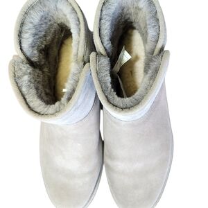 NEW UGGs Cory II Shearling Lined Grey Boots Sz 7